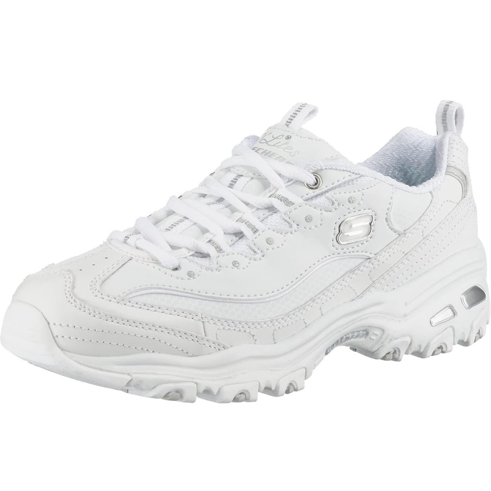 Skechers Women's D'Lites Fresh Start Memory Foam Lace-up Sneaker Fashion